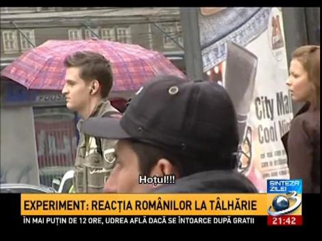Experiment: Reacţia rom&acirc;nilor la t&acirc;lhărie