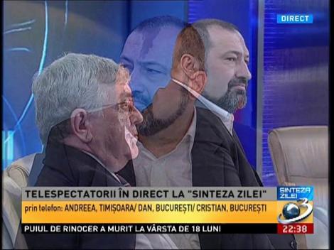 Telespectatorii au comentat &icirc;n direct la Sinteza Zilei mesajul transmis ieri de Traian Băsescu