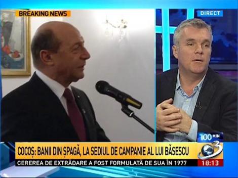 Dorin Cocoş: Banii din şpagă mergeau la sediul de campanie al lui Traian Băsescu