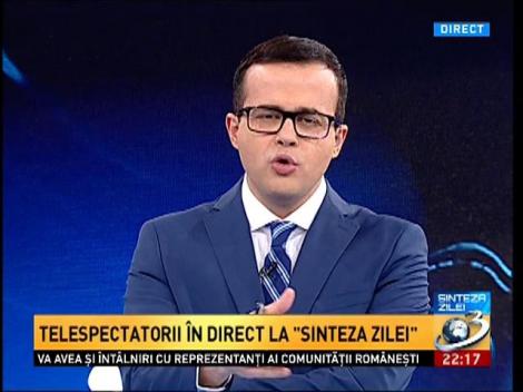 Telespectatorii în direct la Sinteza Zilei