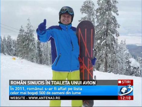 El este milionarul rom&acirc;n care s-a sinucis &icirc;n toaleta unui avion
