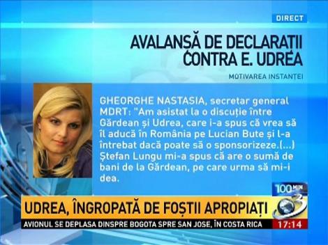 100 de minute: Udrea, &icirc;ngropată de foştii apropiaţi
