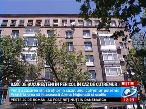 8.500 de bucureşteni în pericol în caz de cutremur