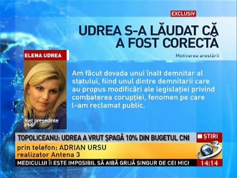 Topoliceanu: făceam plăţi pentru Elena Udrea