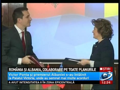Rom&acirc;nia şi Albania, colaborare pe toate planurile