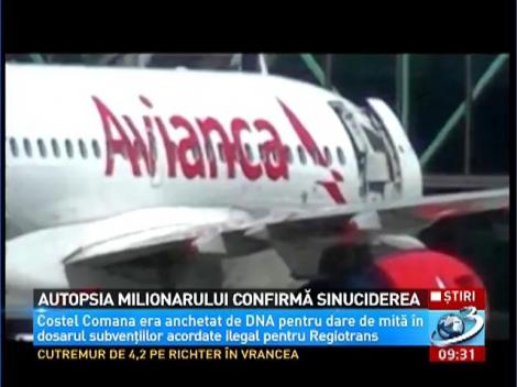 Autopsia milionarului confirmă sinuciderea