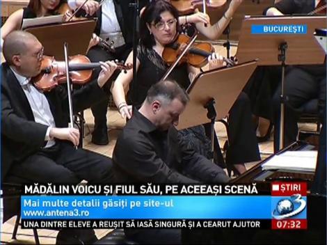 Mădălin Voicu şi fiul său, pe aceeaşi scenă