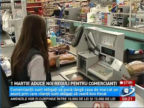 Mărţişorul le aduce comercianţilor noi reguli de la Fisc