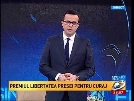 Mihai Gâdea a anunţat numele celui de-al doilea finalist al premiului "Libertatea Presei pentru Curaj"