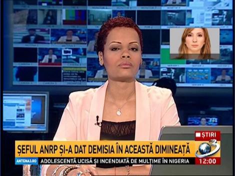 Şeful ANRP şi-a dat demisia în această dimineaţă