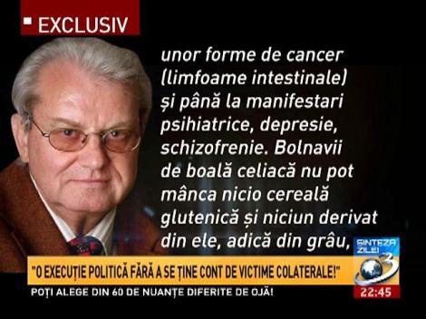 Sinteza Zilei. Interviu emoţionant de după gratii cu profesorul Mencinicopschi