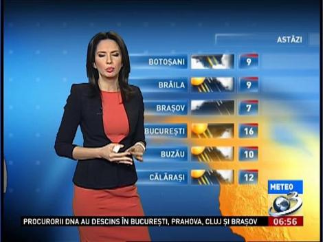 Prognoza meteo pentru următoarele trei zile!