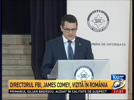 Directorul FBI, James Comey, a făcut astăzi o vizită în România