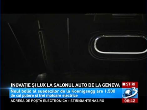 Inovaţie şi lux la salonul auto de la Geneva