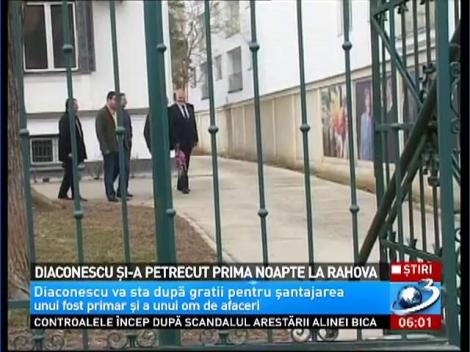 Diaconescu şi-a petrecut prima noapte la Rahova