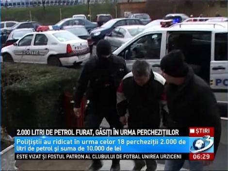 Percheziţii în Gorj la persoanele suspecte de furt de petrol