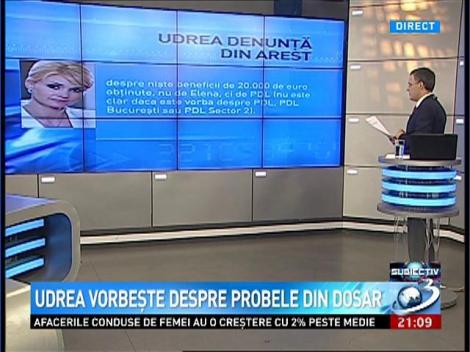 Subiectiv. Udrea denunţă din arest