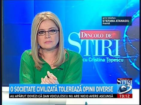 Ştefana Atanasiu: Mi se pare că ora de religie este o îndoctrinare