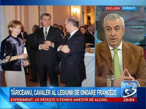 Tăriceanu vorbeşte despre distincţia primită din partea Franţei