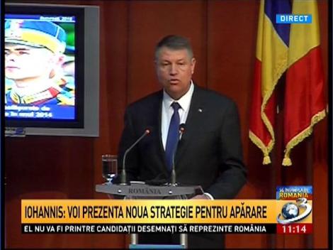 Declaraţia lui Klaus Iohannis, la primult bilanţ MaPN