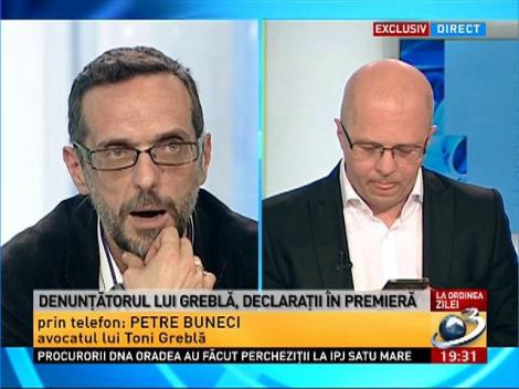 Petre Buneci: Nu este nicio probă în afară de denunţurile la DNA