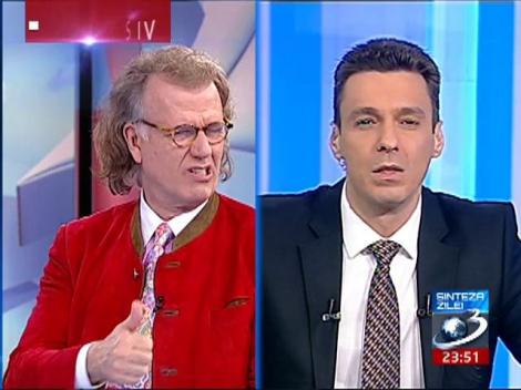 Mircea Badea, dialog cu Andre Rieu: Dacă nu aveţi vioara acum, poate data viitoare