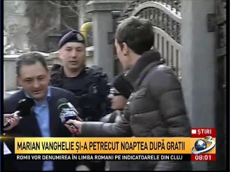 Marian Vanghelie şi-a petrecut noaptea după gratii