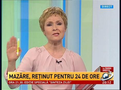 Radu Mazăre, reţinut pentru 24 de ore