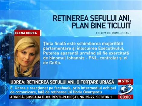 Udrea: Reţinerea şefului ANI, o forţare uriaşă