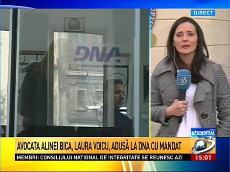 Avocata Alinei Bica, Laura Voicu, adusă la DNA cu mandat