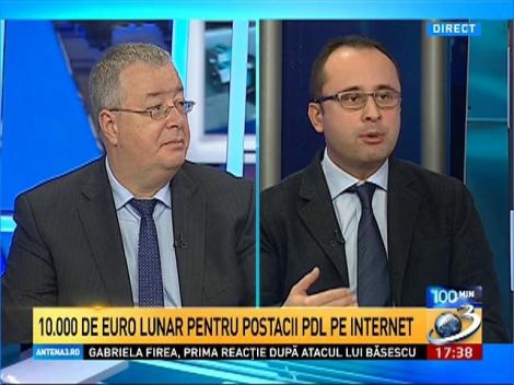 100 de minute: 10.000 de euro LUNAR pentru postacii PDL de pe internet