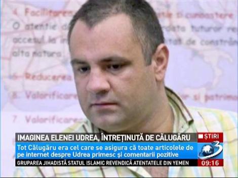 Imaginea Elenei Udrea, întreţinuţă de Cristi Călugăru