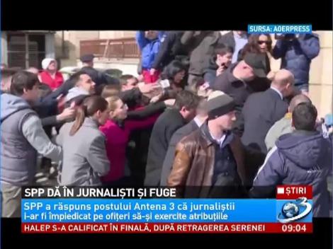 SPP dă în jurnalişti şi fuge