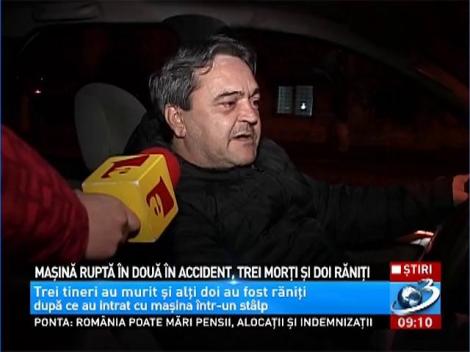3 morţi şi 2 răniţi, şi maşina ruptă &icirc;n două, &icirc;ntr-un accident la Braşov
