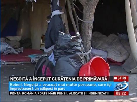 Negoiţă a început curăţenia de primăvară