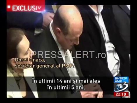 Sinteza zilei: Băsescu, scos din sărite de discursul linguşitor al fostului său consilier prezidenţial