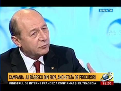 Băsescu: Nu mi-am gestionat niciodată campaniile