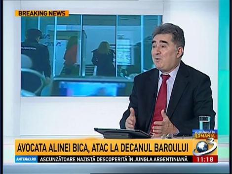 Avocata Alinei Bica, atac la decanul Baroului Bucureşti