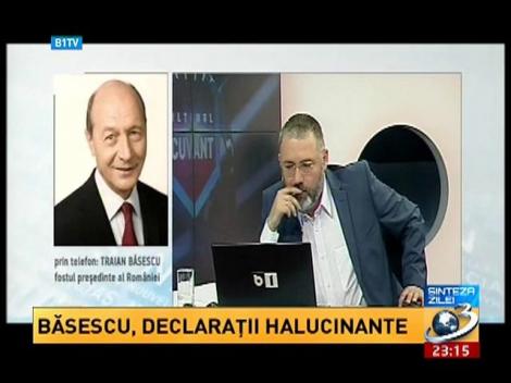 Sinteza Zilei: Declaraţii halucinante ale lui Băsescu