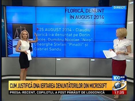 100 de Minute. Cum justifică DNA iertarea denunţătorilor. în dosarul Microsoft
