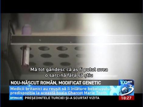 Nou-născut rom&acirc;n, modificat genetic