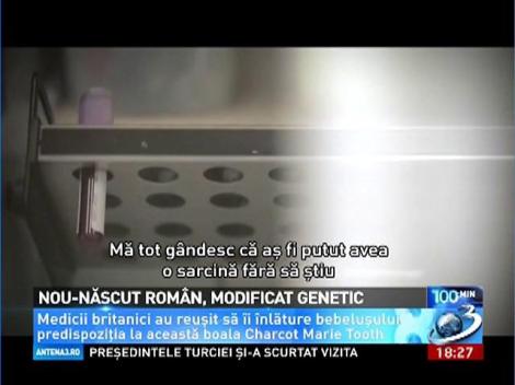 Nou-născut român, modificat genetic