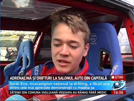 Adrenalină şi drifturi la Salonul Auto din Capitală