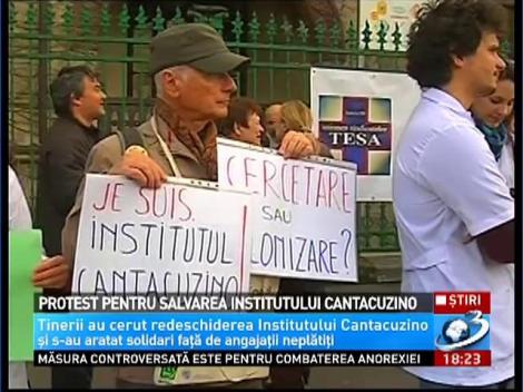 Protest pentru salvarea Institutului Cantacuzino