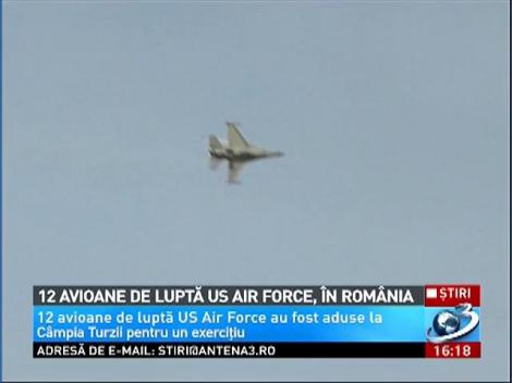 12 avioane de luptă US Air Force, în România