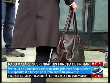 Radu Mazăre, suspendat din funcţia de primar