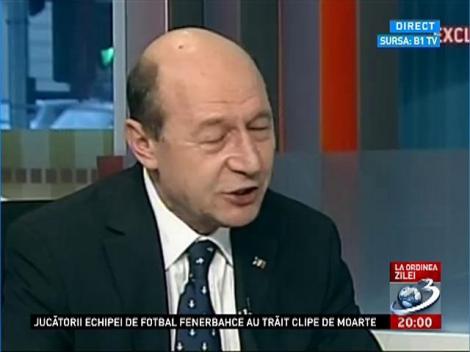 Băsescu, huiduit în Bucureşti