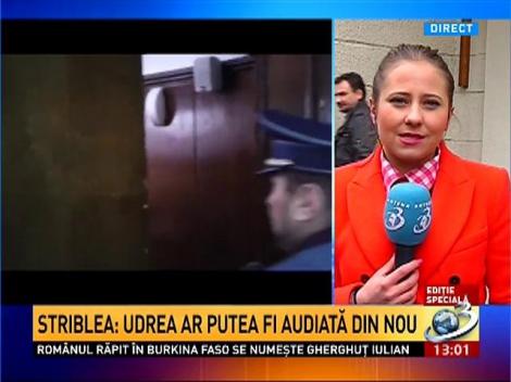 Striblea: Udrea ar putea fi audiată din nou