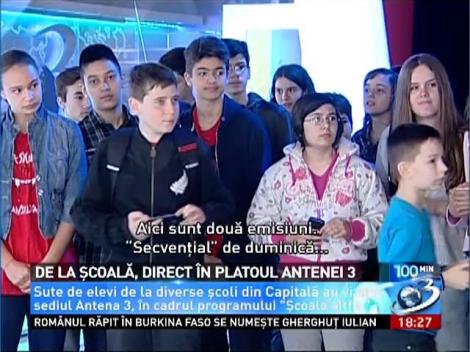 Săptămâna altfel. De la şcoală, direct în platoul Antenei 3