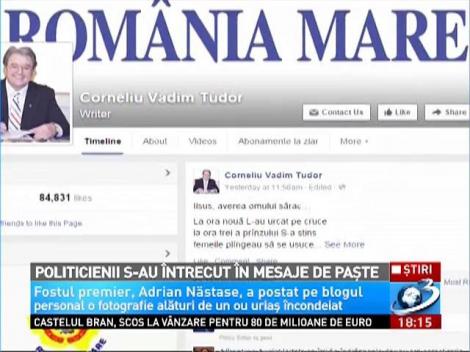 Politicienii s-au &icirc;ntrecut &icirc;n mesaje de Paşte